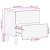 Noptiera gri deschis 40x33x46 cm lemn masiv de mango GartenMobel Dekor