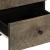Noptiera gri deschis 40x33x46 cm lemn masiv de mango GartenMobel Dekor