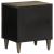 Noptiere 2 buc Gri deschis 40x33x46 cm Lemn masiv de mango GartenMobel Dekor