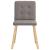 Scaune de bucătărie, 2 buc., gri taupe, material textil GartenMobel Dekor