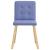 Scaune de sufragerie 2 buc țesătură Jeans Blue GartenMobel Dekor