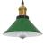 Lampă suspendată reglabilă pe înălțime E27 verde lucios metal GartenMobel Dekor