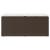 Bancă de grădină cu pernă maro 110x40x44 cm polirattan GartenMobel Dekor