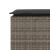 Bancă de grădină cu pernă gri 110x40x44 cm polirattan GartenMobel Dekor