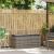 Bancă de grădină cu pernă gri 110x40x44 cm polirattan GartenMobel Dekor