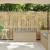Bancă de grădină cu pernă Bej 110x40x44 cm polirattan GartenMobel Dekor