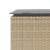 Bancă de grădină cu pernă Bej 110x40x44 cm polirattan GartenMobel Dekor