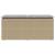 Bancă de grădină cu pernă Bej 110x40x44 cm polirattan GartenMobel Dekor