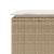 Bancă de grădină cu pernă Bej 110x40x44 cm polirattan GartenMobel Dekor