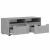 Dulap TV "VISNES" Beton Gri 100x40x38 cm Lemn prelucrat GartenMobel Dekor