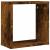 Rafturi cuburi de perete 4 buc Stejar afumat 30x15x30 cm GartenMobel Dekor