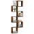 Rafturi cuburi de perete 6 buc Stejar afumat 30x15x30 cm GartenMobel Dekor