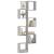 Rafturi cub de perete 6 buc Gri Sonoma 30x15x30 cm GartenMobel Dekor