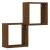 Rafturi cub de perete 2 buc Stejar maro 30x15x30 cm GartenMobel Dekor