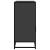 Dulap, negru, 100x35x76 cm, lemn prelucrat GartenMobel Dekor