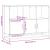 Dulap, negru, 100x35x76 cm, lemn prelucrat GartenMobel Dekor