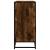 Dulap, stejar fumuriu, 100x35x76 cm, lemn compozit GartenMobel Dekor