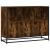 Dulap, stejar fumuriu, 100x35x76 cm, lemn compozit GartenMobel Dekor