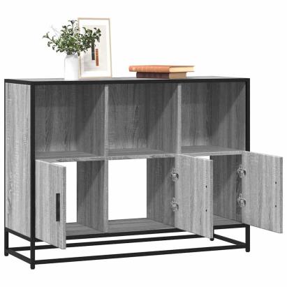 Servantă, gri sonoma, 100x35x76 cm, lemn prelucrat GartenMobel Dekor