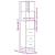 Dulap de baie, stejar afumat, 35x37,5x166 cm, lemn prelucrat GartenMobel Dekor