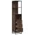 Dulap de baie, stejar maro, 35x37,5x166 cm, lemn prelucrat GartenMobel Dekor