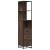 Dulap de baie, stejar maro, 35x37,5x166 cm, lemn prelucrat GartenMobel Dekor