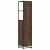 Dulap de baie, stejar maro, 35x37,5x166 cm, lemn prelucrat GartenMobel Dekor