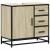 Dulap de chiuvetă baie stejar sonoma 65x33x60 cm lemn prelucrat GartenMobel Dekor