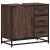 Dulap pentru chiuvetă de baie stejar maro 65x33x60 cm lemn GartenMobel Dekor