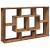 Raft de perete din lemn vechi 85x16x52,5 cm din lemn prelucrat GartenMobel Dekor