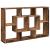 Raft de perete din lemn vechi 85x16x52,5 cm din lemn prelucrat GartenMobel Dekor
