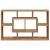 Raft de perete, stejar artizanal, 85x16x52,5 cm, lemn prelucrat GartenMobel Dekor