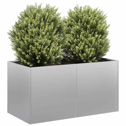 Jardinieră 80x40x40 cm oțel galvanizat GartenMobel Dekor