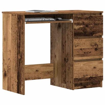Birou din lemn vechi 90x45x76 cm din lemn de prelucrare GartenMobel Dekor