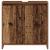 Dulap pentru chiuvetă baie lemn vechi 60x33x60cm lemn prelucrat GartenMobel Dekor