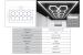 Sistem de Iluminare Plafon Hexagon / HoneyComb 3,94 x 1,86 m Performance AutoTuning