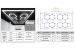 Sistem de Iluminare Plafon Hexagon / HoneyComb 3.56 x 2.10 m Performance AutoTuning