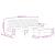 Set canapea 2 piese, albastru, catifea GartenMobel Dekor