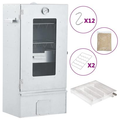 Afumătoare cuptor/grătar, generator fum rece, oțel galvanizat GartenMobel Dekor