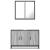 Set mobilier de baie, 2 piese, gri sonoma, lemn prelucrat GartenMobel Dekor