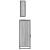Set mobilier de baie, 3 piese, gri sonoma, lemn prelucrat GartenMobel Dekor