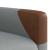 Fotoliu rabatabil electric, gri deschis, textil GartenMobel Dekor