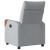Fotoliu rabatabil electric, gri deschis, textil GartenMobel Dekor