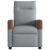 Fotoliu rabatabil electric, gri deschis, textil GartenMobel Dekor