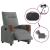 Fotoliu rabatabil electric, gri închis, material textil GartenMobel Dekor