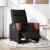 Fotoliu rabatabil electric, negru, material textil GartenMobel Dekor