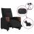 Fotoliu rabatabil electric, negru, material textil GartenMobel Dekor