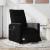 Fotoliu rabatabil electric, negru, material textil GartenMobel Dekor