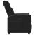 Fotoliu rabatabil electric, negru, material textil GartenMobel Dekor