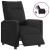Fotoliu rabatabil electric, negru, material textil GartenMobel Dekor